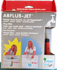 Abfluss Jet Drain Rohrreinigersystem mit Wasserdruck