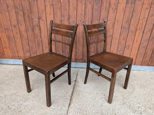 50er vintage esszimmer stuhl - 50er,