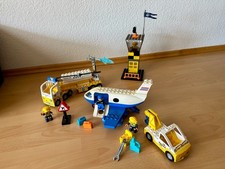 Lego Duplo großer Flughafen mit Terminal + Action Rescue Set Tanklastwagen