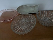 Alte Glasschalen, Puddingform