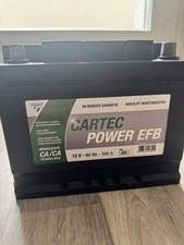 Autobatterie  Cartec Power EFB 12V 60 Ah 560 A