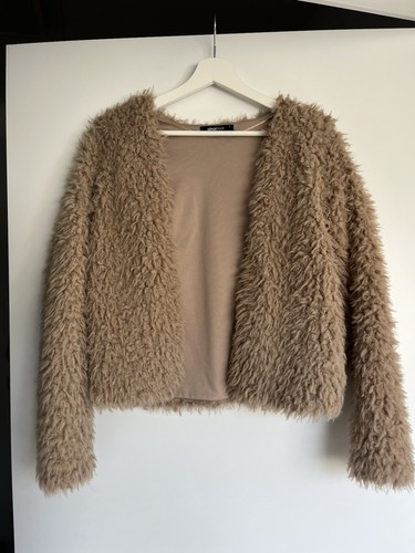 Kunstfell jacke braun gina - kunstfell,