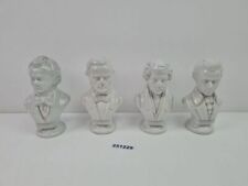 4 Büsten DDR W&A Porzellan Komponisten Schubert Wagner Rossini Mozart #251229