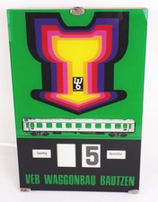 Drehkalender VEB Waggonbau