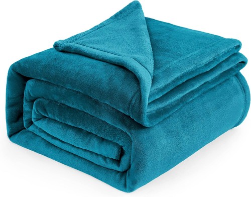 Kuscheldecke flauschig türkis - kuscheldecke,