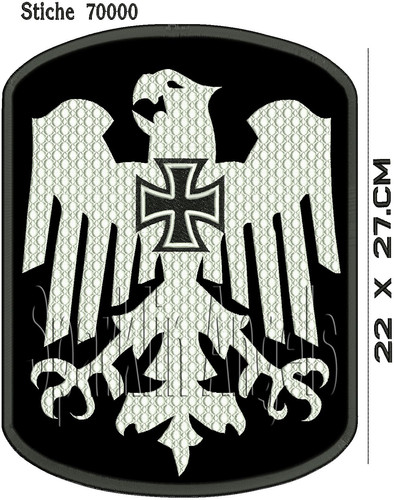 Adler rückenpatch aufnäher - ,