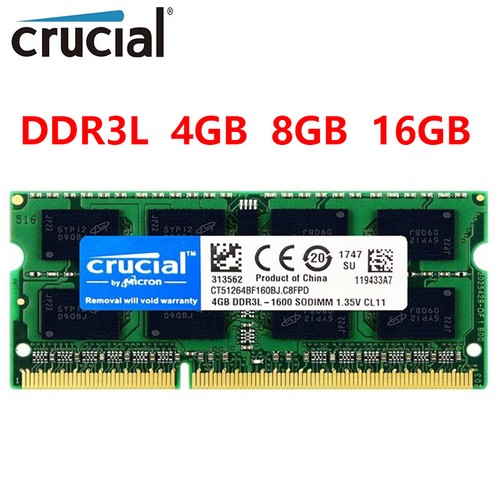 Crucial ddr3l 4gb 8gb - ddr3l,