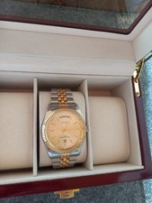 Rivado Herrenuhr Tag & Datum, bicolor, TOP !!