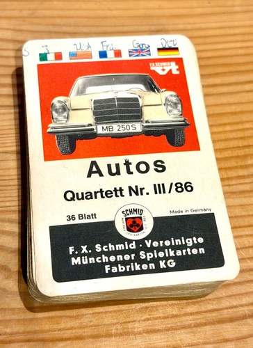 Quartett autos schmid - autos,