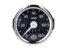 Tachometer Schmitt 120km/h rund 48mm für Simson, MZ GS, Puch Maxi, Hercules Mofa