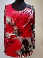 Shirt-Damen, Hegler Lea H., Rundhals, Reptildruck, Strass Steine