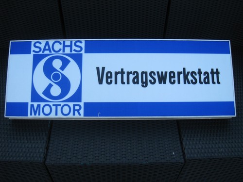 Alte leuchtreklame sachs motor - sachs,