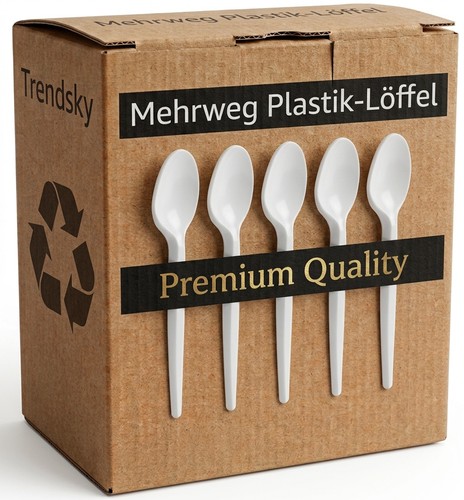 1000 mehrweg plastik löffel - 1000,