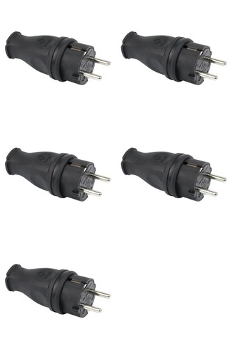 Schuko stecker vollgummi - 5,