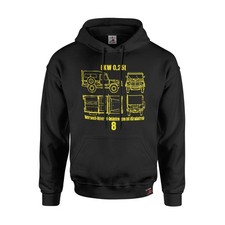 LKW 0,25t-Bundeswehr Mehrzweck-Universal-Geländewagen 8 Sitzer BW - Hoodie #8912
