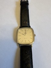 OMEGA De Ville Square Quartz Uhr Lederband