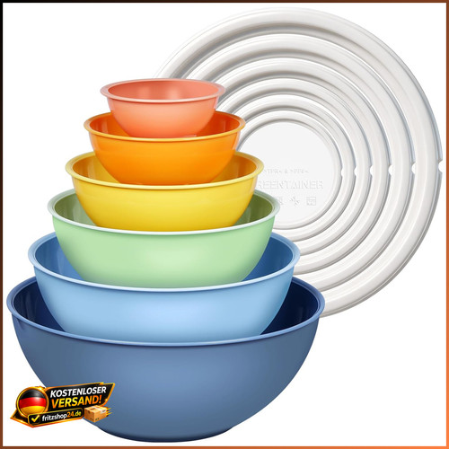 Salatschüssel set teilig - set, 12-teilig