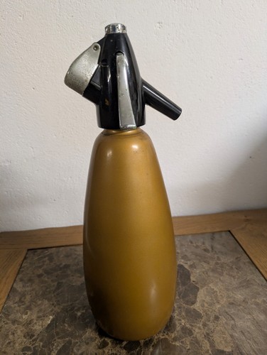 Vintage soda syphon vergoldet - syphon,