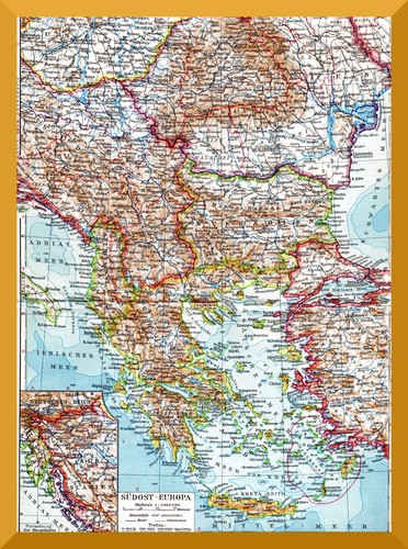 Südost europa landkarte von - +landkarte,