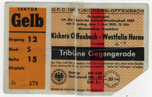 Ticket endrunde kickers - ticket, dm-endrunde