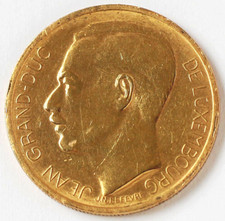 20 Francs Goldmünze 900 Gold 6,45 g Jean Grand Duc Luxemburg Letzebuerg 1964