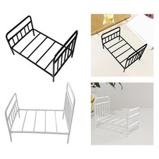 Puppenhaus Bett Einzel 1/12