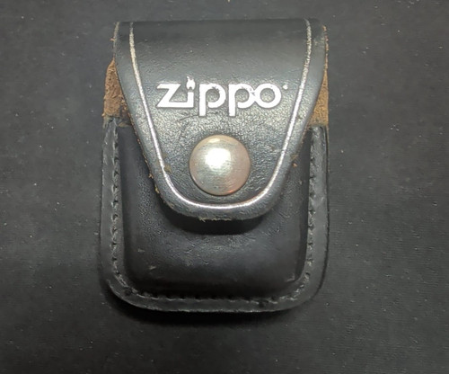 Original zippo ledertasche - original, mit