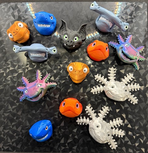 Kühlschrankmagnete tiere - 3d,