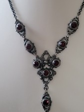 Jugendstil Silber Kette