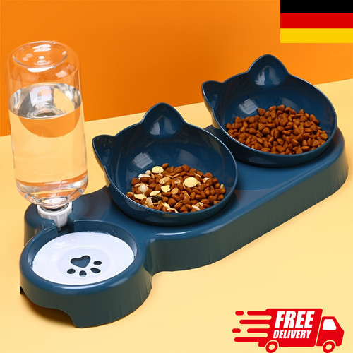3in1 katzen futternapf set mit - 3in1,