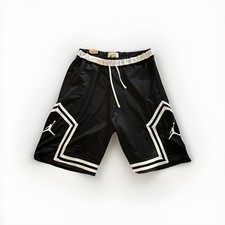 Nike Jordan Retro Basketball Shorts – Schwarz/Weiß – Größe M – Neu mit Etikett✅