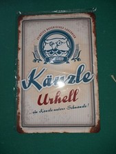 Blechschild Brauerei Kauzen Ochsenfurt- Käuzle Urhell