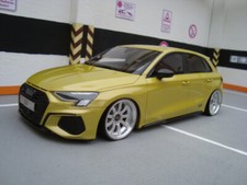 1:18 Audi S3 Sportback Tiefer Tuning mit 19 Zoll Audi RS4 Echt Alu Felgen