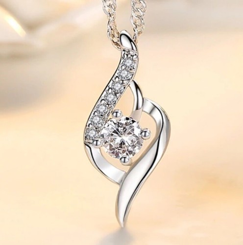 Damen halskette zirkon - damen,