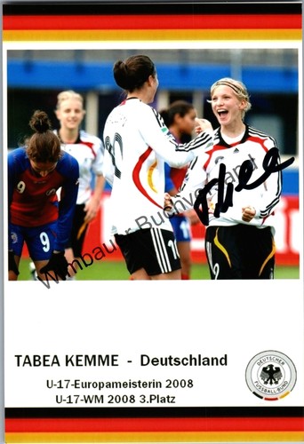 Original autogramm tabea kemme - original,