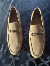 Herren Mokassin Schuhe Gr 49 Beige