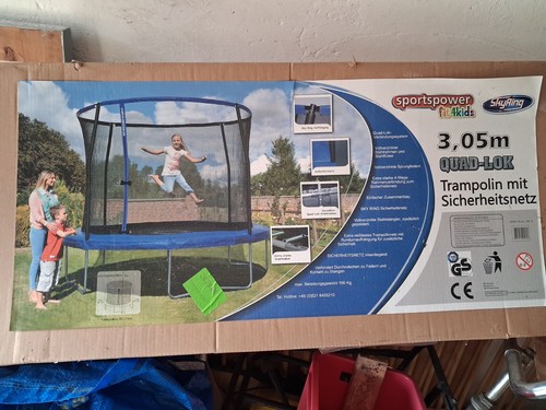 Trampolin 305cm mit - trampolin,