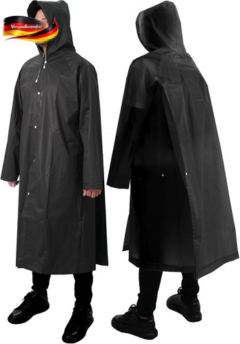 Unisex regenponcho mit ärmeln - unisex,
