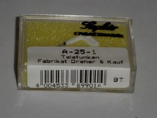 Ersatz-Plattenspielernadel  TELEFUNKEN A-25-1,  Fabrikat  Dreher & Kauf