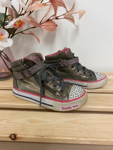 Skechers twinkle toes gunmetal - skechers,