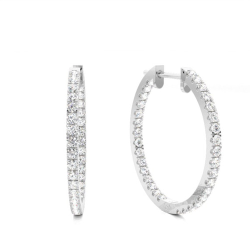 Echte diamant damen ohrringe - echte,