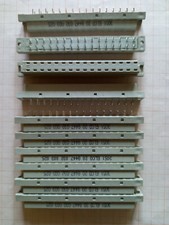 10x Federleiste 32p 32pol 32-polig gerade ELCO DIN 41612 a+c vergoldet Backplane
