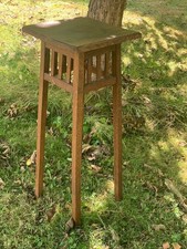 Jugendstil Blumenständer Massivholz 1910