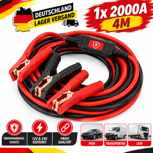 2000a überbrückungskabel - 2000a, 4m