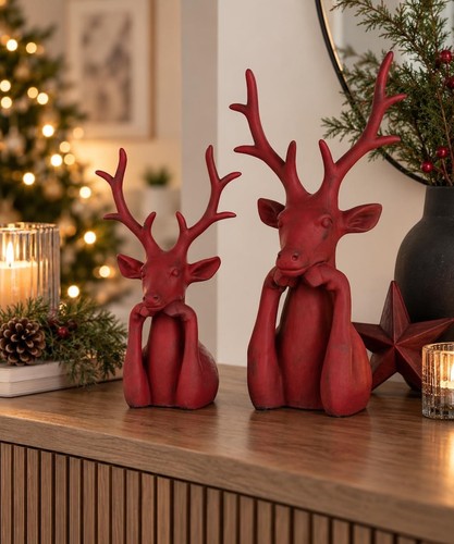 Hirsch figur rot - hirsch,