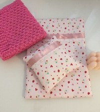 Puppenbettwäsche Puppenwagen