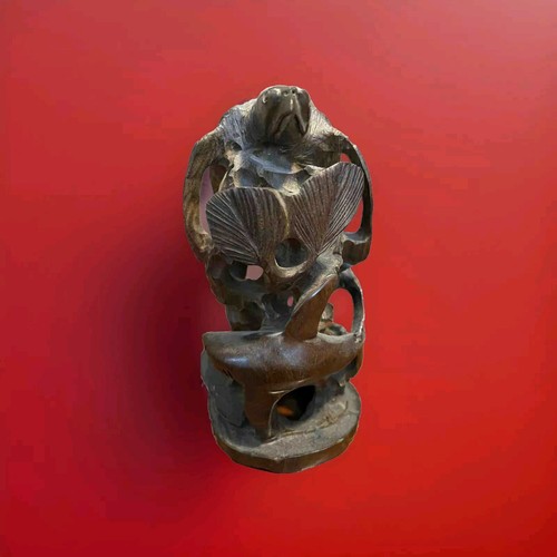 Sea turtle shark sculpture - turtle,
