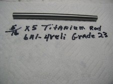 5/16" TITANIUM  ROD  6