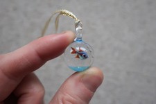 Muranoglas Anhänger Fisch in