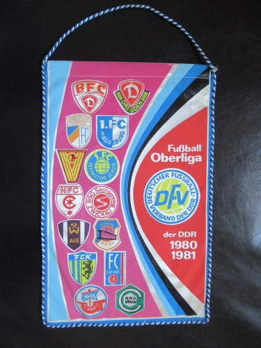 Wimpel ddr fussball oberliga - ddr,